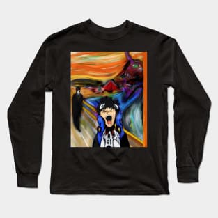 The Shinji Scream Long Sleeve T-Shirt